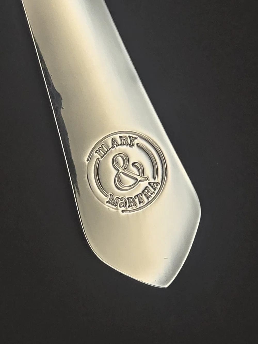 Mary & Martha Grace & Gratitude Silver Pie Cake Dessert Server Thanksgiving